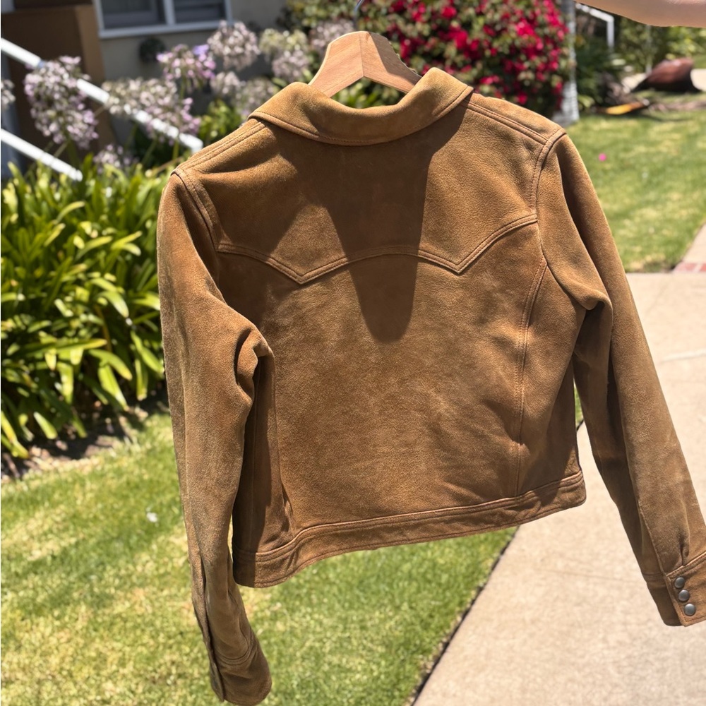 Ralph Lauren Tan Suede Western Jacket - Picture 3 of 4